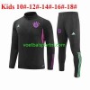 Bayern München Kind Zwart Trainings Sweatshirt Pak 2023-24